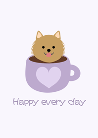 博美犬咖啡杯-2