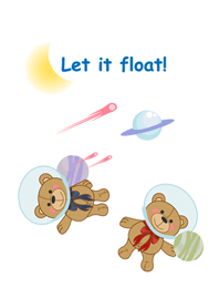 泰迪熊也漂浮