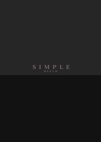 SIMPLE ICON 23 -MATTE BLACK-