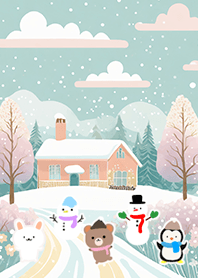 Kawaii scandinavian style(Winter-877)