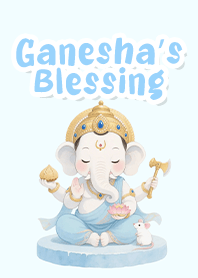 Ganesha' Blessing (Blue)