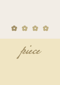 Yellow beige <Flower>