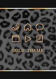 GOLD x PANTHER PATTERN  - 01 F-42