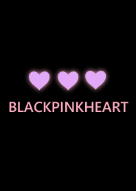 Black and pink. Heart