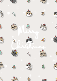 neko christmas2 / light beige