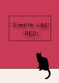 =SIMPLE CAT RED=