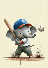 Baseball Elephant: Home Run!