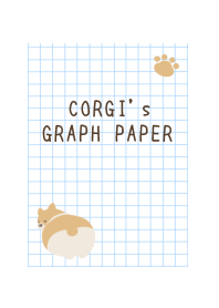 CORGI's GRAPH PAPER-WHITEj
