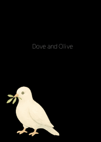 Dove & Olive on black