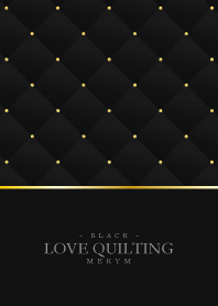 LOVE-QUILTING BLACK 3