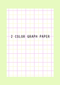 2 COLOR GRAPH PAPERj-PINK&YEL-YELLOW GR
