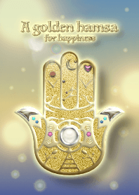 A golden hamsa for happiness 3