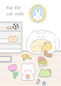 Big fat cat sofa