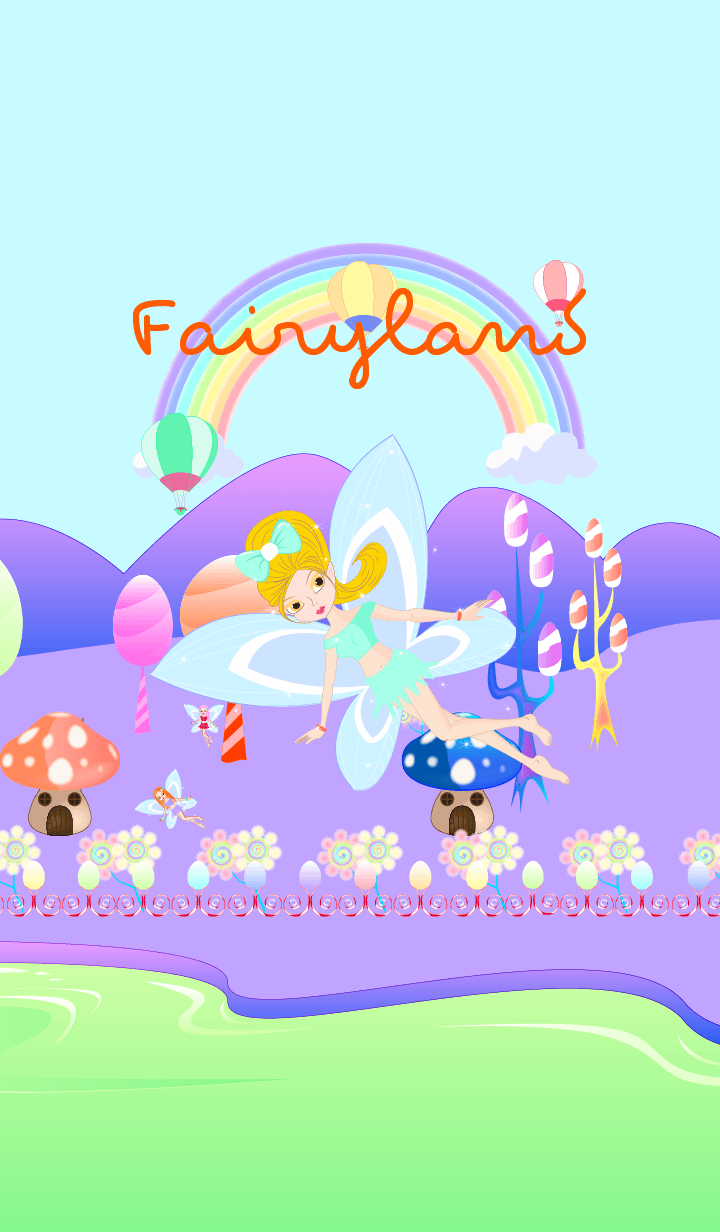 Fairyland - violet pastel