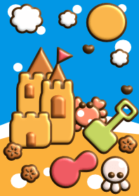 Little sand castle 3D