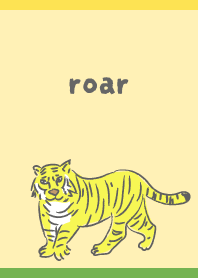Mr.Tiger on yellow