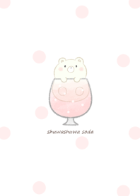 Polar bear and Soda -strawberry-