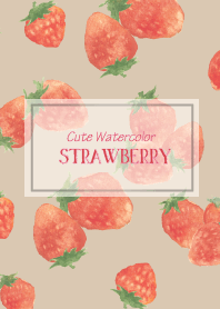 Strawberry Watercolor