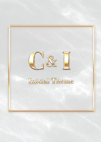 [ C&I ]  Initial Theme Gold Gray