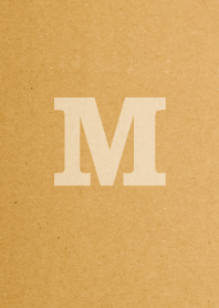 Paper Craft INITIAL -M-