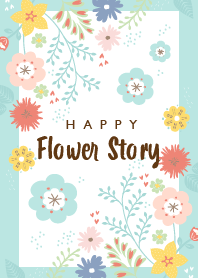 HAPPY Flower Story blue