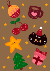 Merry cat Xmas