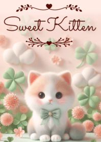 แมวน้อยหวานๆ No.841 กับใบโคลเวอร์โชคดี