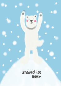 Shaved ice bear