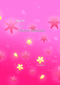 Snow & Cherry Blossom