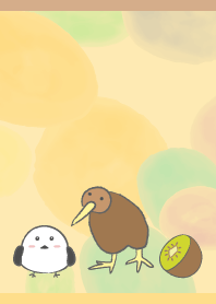 Kiwi & Long tailed tit01 B&Y