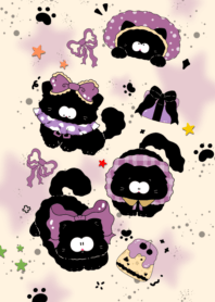 Black cat with a big hat1