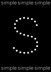 simple dot "S"