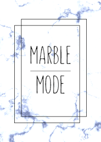 Marble mode : white blue