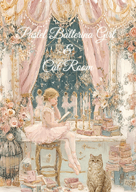 Pastel Ballerina Girl & Cat Room