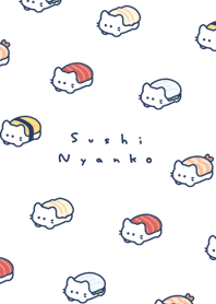 Cat Sushi (pattern). 02.