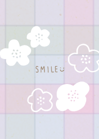 Adult check white flowers21...