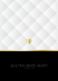 QUILTING WHITE HEART