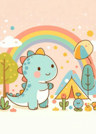 Cute little dino kawaii n.11