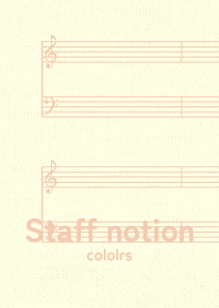 staff notation2 terracotta