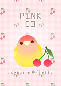 コザクラインコ＆チェリー/ピンク03.v2