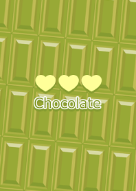 Bar of chocolate -Matcha chocolate-