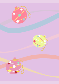 Water balloon01 on light purple