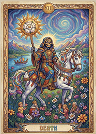 The Death : The Oil Painting Tarot Deck