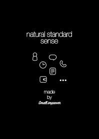 natural standard sense -black-