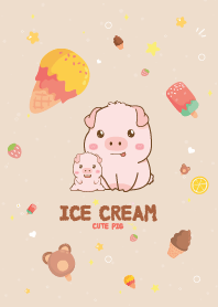 Pig Ice Cream Sweet