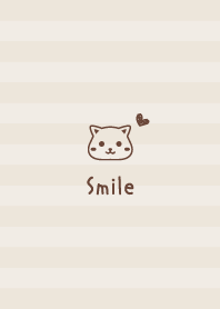 Cat Heart =Brown= Border