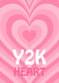 Y2K HEART コーラルピンク