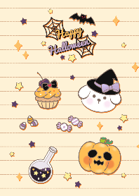 Sweetie puppy : Happy Halloween (orange)