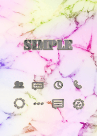 大理石柄 SIMPLE MARBLE Rainbow