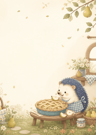 Indigo Hedgehog Pear Pie Meadow